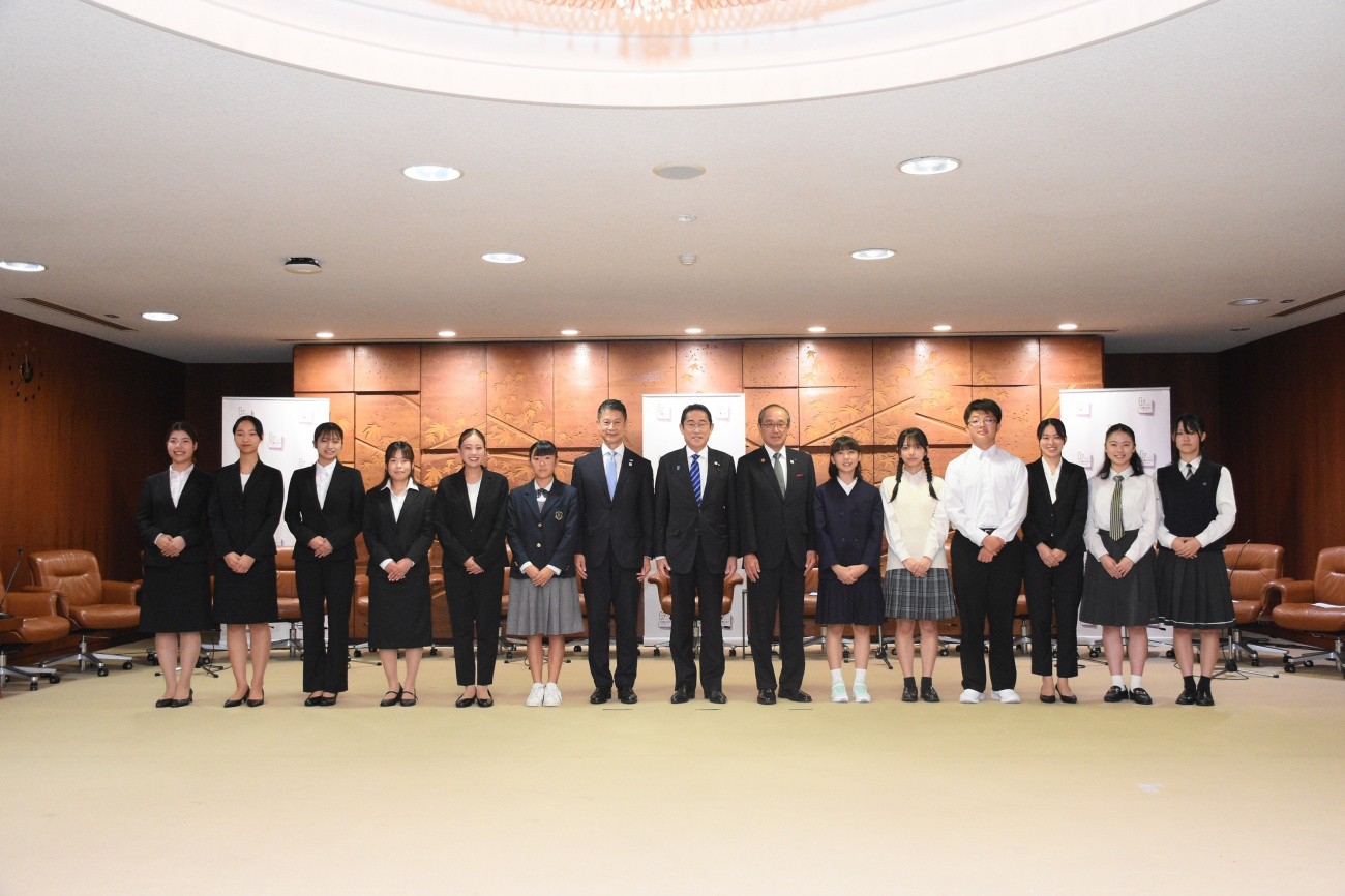 G7広島サミット次世代参加者との懇談」に本学学生が出席しました